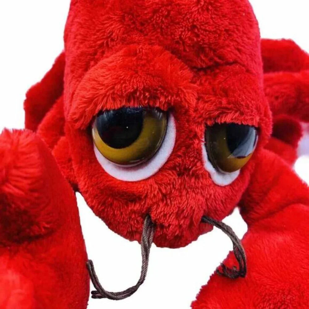 Russ Berrie Burnie The Red Lobster Plush  & Beans 8inchLil Peepers Stuffed Toy​​ - Picture 4 of 9